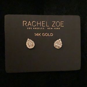 Rachel Zoe Gold Studs 14k
